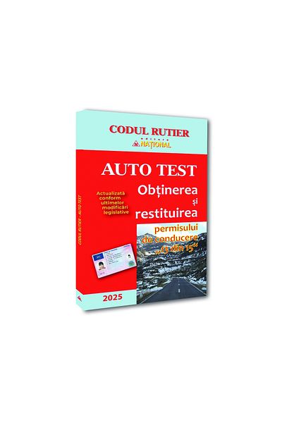 National AUTO TEST. Obtaining and returning a driving license, 13 of 15 - National