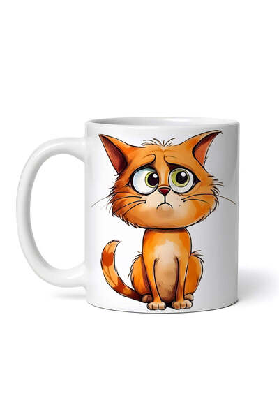 OEM Personalized white mug, Chloe the Cat, INOVATIX®. 330ml