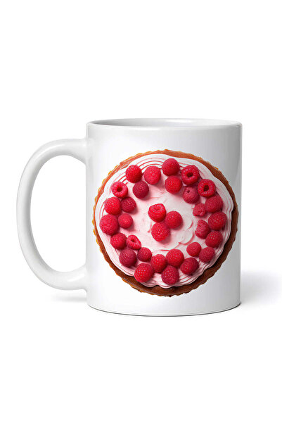 OEM Εξατομικευμένη λευκή κούπα, Κέικ Βατόμουρου, INOVATIX®. 330ml