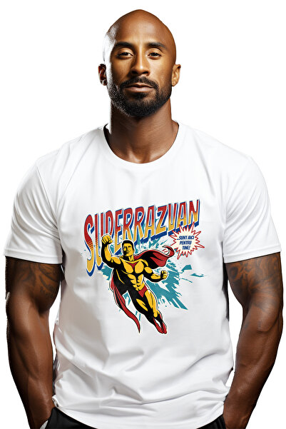 StoryGift Romania Tricou Barbati Super Razvan, Supererou Sunt Aici Pentru Tin...