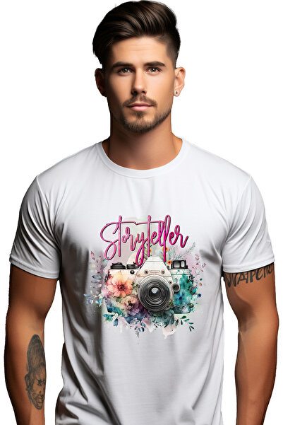 StoryGift Romania Tricou Barbati Cu Mesajul "storyteller", Povestitor, Ilustr...