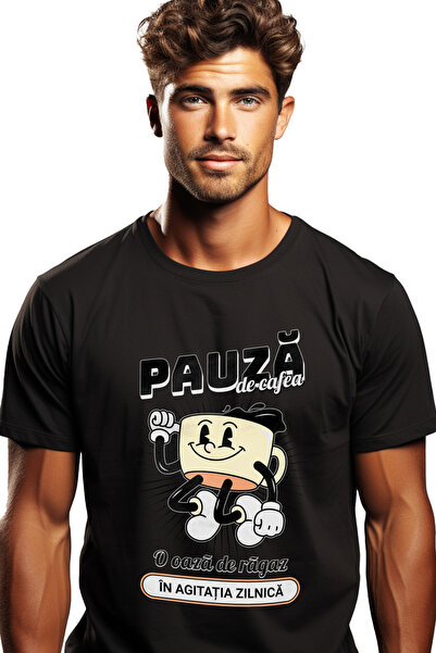 StoryGift Romania Tricou Barbati Pauza De Cafea – O Oaza De Ragaz Energie Cu ...