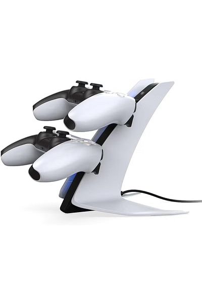 ASA Dual USB Charging Station for PS5 DualSense Controller with LED Light Indicators/Fast Charging
