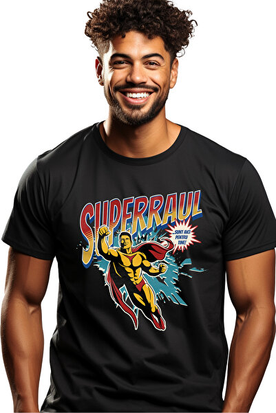 StoryGift Romania Tricou Barbati Super Raul, Supererou Sunt Aici Pentru Tine ...