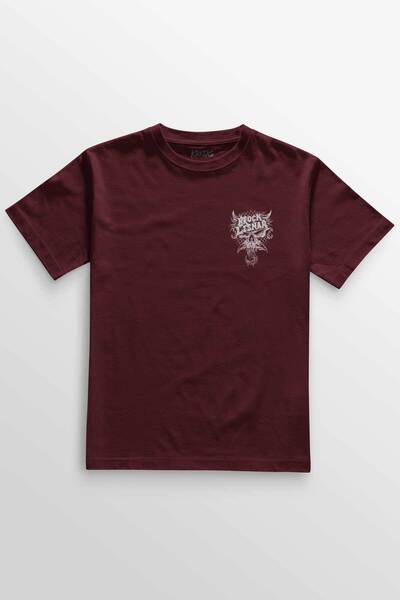 Kretas Unisex maroon T-shirt Gym Brock Lesnar logo WWE UFC sportska fitness m...