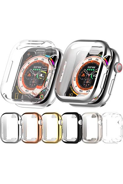 REDz Accessories Carcasă de protecție rezistentă la șocuri, pentru ceasul seria 10, corp complet, silicon - ceas seria 10 de 46 mm