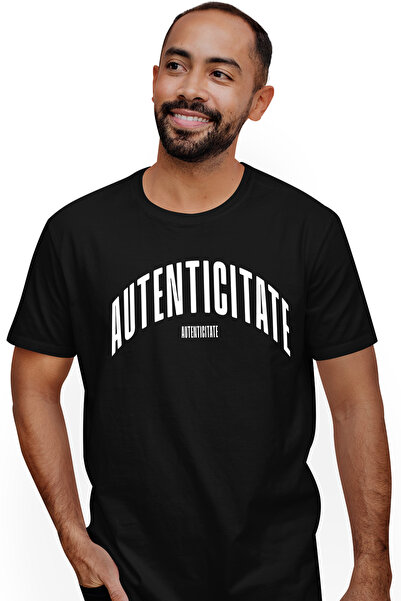 StoryGift Romania Tricou Barbati Cuvantul Autenticitate, Motivational, Self H...