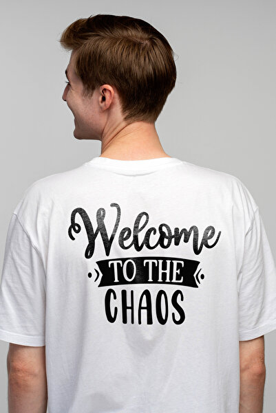 StoryGift Romania Tricou Barbati Cu Mesajul De Bun-venit "welcome To The Chao...