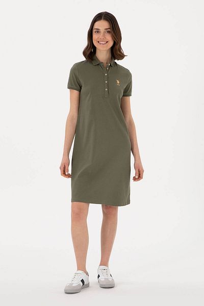 U.S. Polo Assn. Γυναικείο φόρεμα Gurlın Khaki 2075130