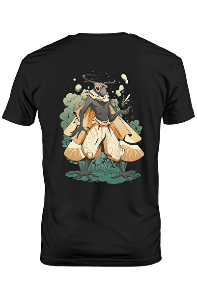 StoryGift Romania Tricou bărbătesc cu monstru, fantezie, molie, fum, aripi, p...