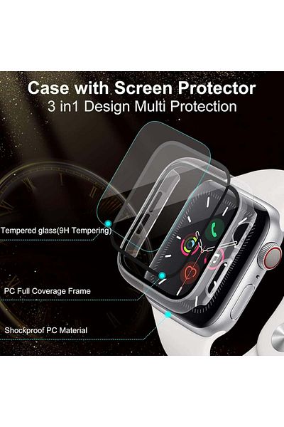 SKYDDAR INNOVATION 360° Protective Case, Ultra-thin, Anti-shock For Huawei Band 8 / 9, Full Screen - Transparent