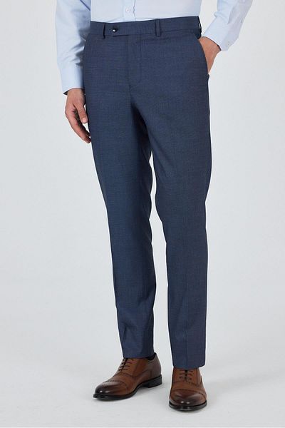 İmza Navy Blue Flexible Side Pocket Comfort Fit Classic Trousers 1003250154
