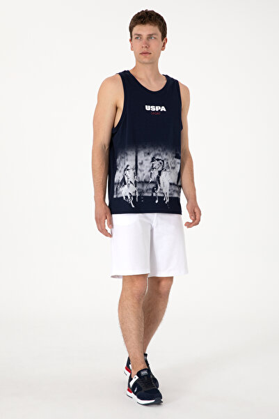 U.S. Polo Assn. Erkek Beyaz Örme Şort 50300150-VR013