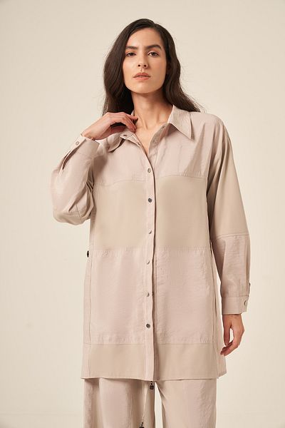 Ceremony Garnili Bamboo Shirt Suit 5977 Stone