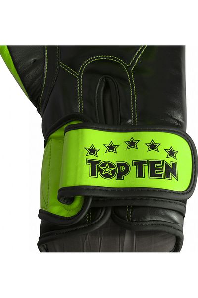 Top Ten Boxing Gloves "Hero", Top Ten, 16 oz, Green