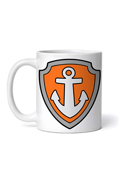 OEM Cană albă personalizată, insignă Zuma Patrula Cățelușilor, INOVATIX®. 330ml