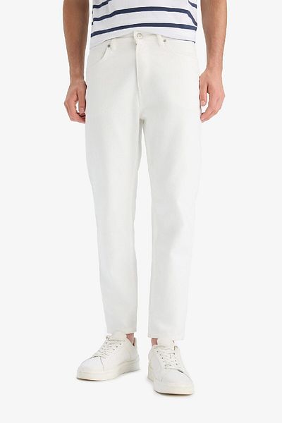 DeFacto Die 90er Slim Fit Slim Fit High Waist Skinny Leg White Jean Pants D4463ax24hs