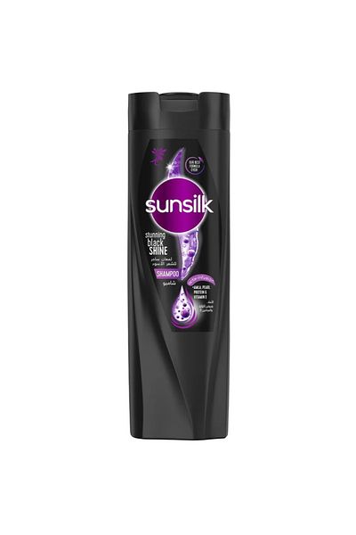 Sunsilk شامبو صانسيلك لمعان ساحر للشعر الاسود - 190 مل