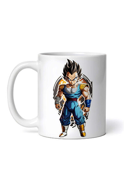 OEM Cană albă personalizată, personajul Vegeta Dragon Ball cu mâneci, INOVATI...