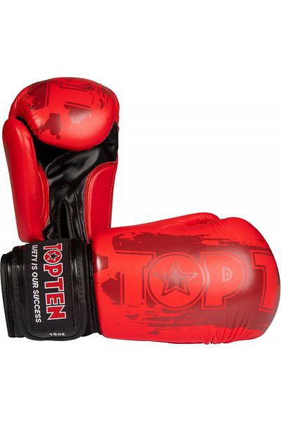 Top Ten "Power Ink" Gloves, Top Ten, red, 16 OZ