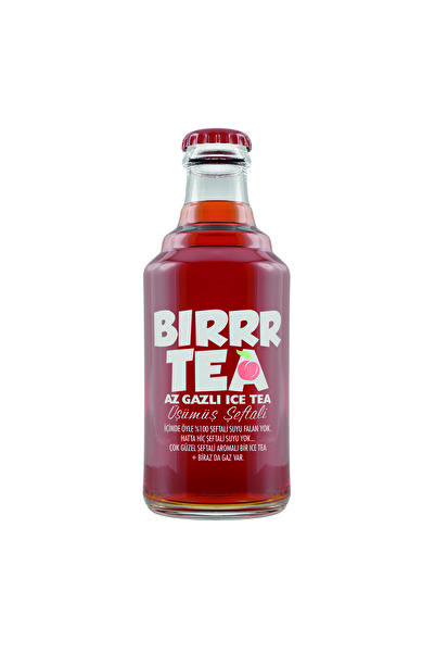 BIRR TEA chilly tea İce Tea Şeftali - Özel Seri - 250 ML X 24 Cam Şişe - Şekersiz & Kalorisiz Ice Tea
