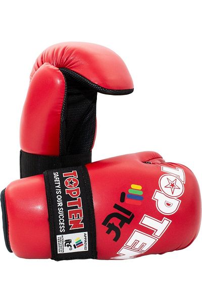 Top Ten Itf Approved Gloves, , Red, S