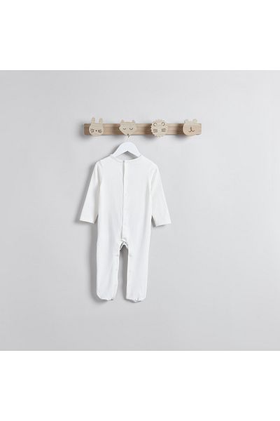Juniors Horse Applique Sleepsuit with Round Neck and Long Sleeves