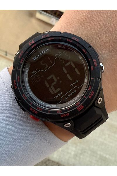Jaga Digital 10 Atm Waterproof Men Wrist Watch