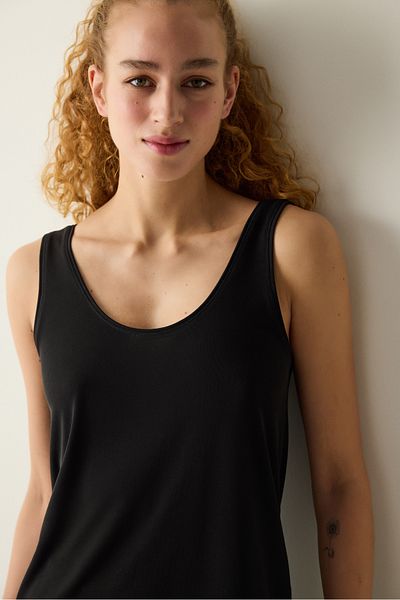 Penti Modales schwarzes T-Shirt