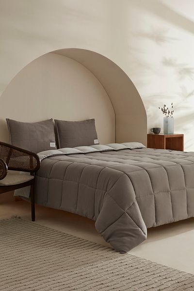 Karaca Home Relax Double Comfort Set/Sleeping Set Gray