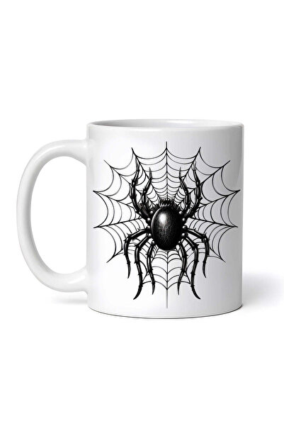 OEM Εξατομικευμένη λευκή κούπα, Halloween Spider, INOVATIX®. 330ml