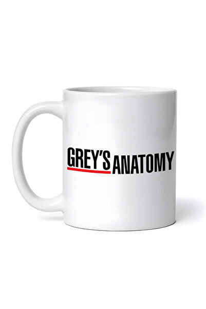 OEM Cană albă personalizată, logo Grays Anatomy, INOVATIX®. 330 ml