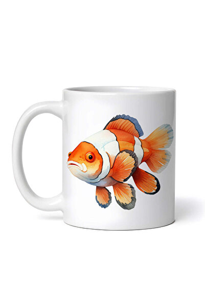 OEM Cană albă personalizată, Pește Clovn, INOVATIX®. 330ml