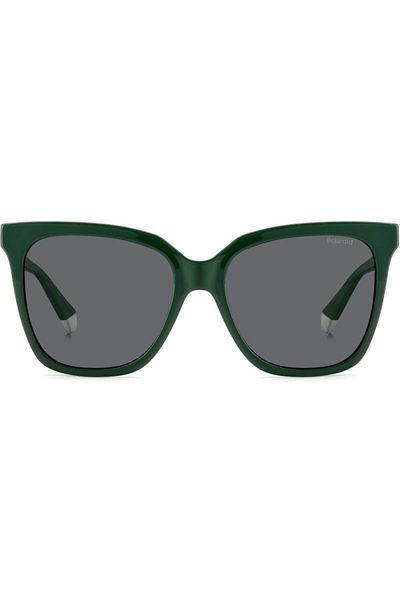 Polaroid Ochelari de soare polarizați pentru femei Polaroid PLD 4155/S/X 1ED/M9, Plastic, Negru, 55 mm