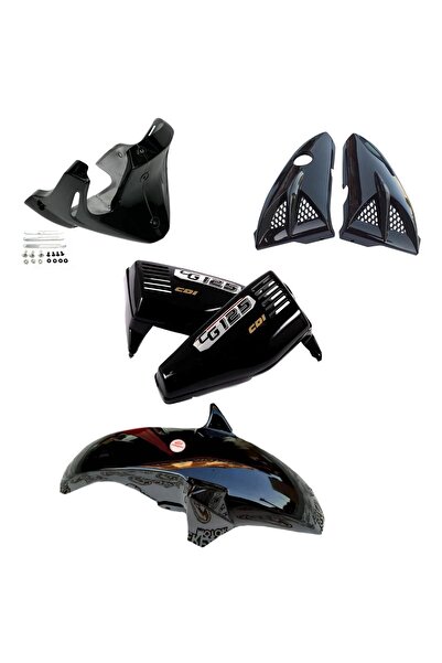 bardakcı bike Cg Siyah Dörtlü Set (Sakal-Bıyık-Çamurluk-Yankapak)