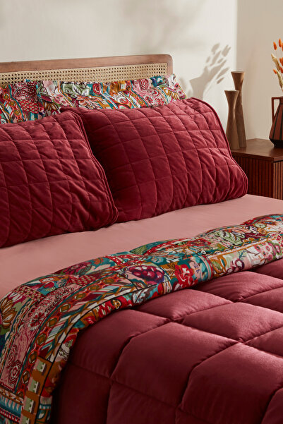 Karaca Home Darel Luxury Çift Kişilik Comfort/uyku Seti Bordo