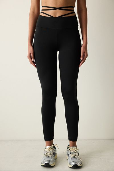 Penti Schwarze Strappy-Leggings