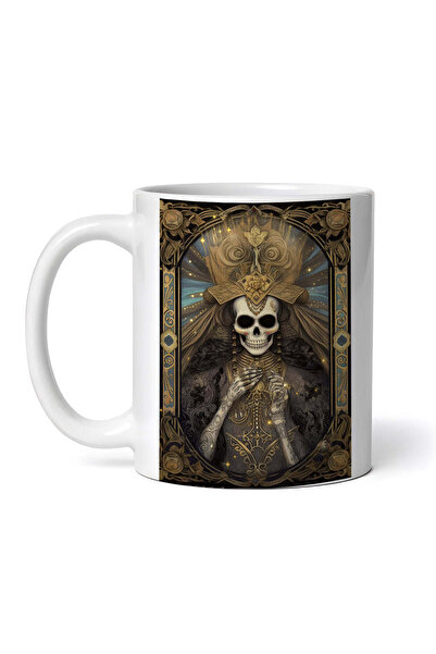 OEM Cană albă personalizată, Halloween Tarot Bride, INOVATIX®. 330ml