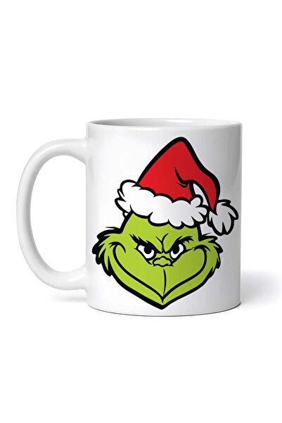 OEM Cană albă personalizată, Grinch Răzbunătorul, INOVATIX®. 330ml