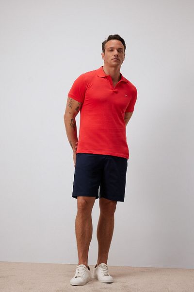 DeFacto 100% Cotton Slim Fit Slim Fit Short Sleeve Polo T-Shirt D7665Ax25Sp