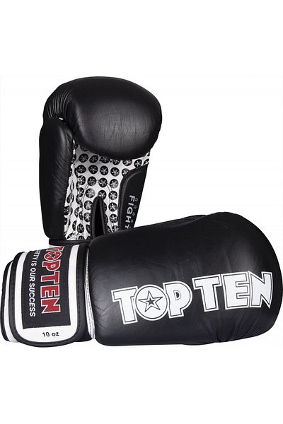 Top Ten Boxing gloves "Lupta", Top Ten, black, 16oz