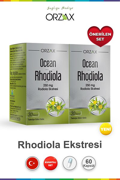 Ocean Rhodiola Capsule 250Mg 30 Capsules (2 Pcs)