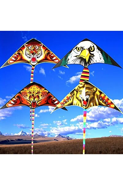 GlassySKY 1 Adet Kartal Baskılı Uçurtma,bahar Ve Yaz Açık Hava Etkinlikleri, Aileler Ve Çocuklar Için