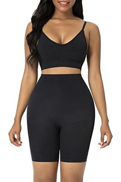 Dee-Trimmer Dee Trimmer Seamless Curve Creator Anti Slip Hip Shaper Shorts And Bra