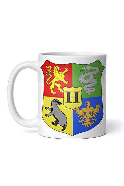 OEM Cană albă personalizată, steagul Harry Potter, INOVATIX®. 330ml