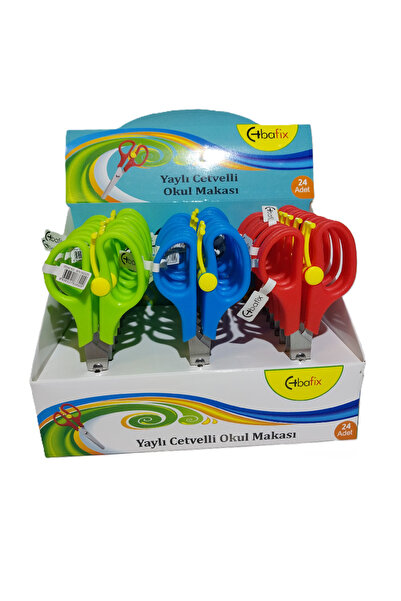 Bafix Σχολικό ψαλίδι με χάρακα και ελατήριο 13,3 εκ. Bfx-Sa2025