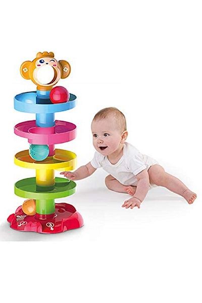 huanger Roll Ball Multicolored Durable And Sturdy For Long Term Use Kids Toy 18x18x41cm