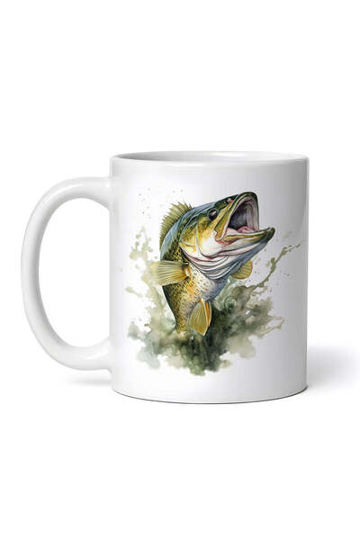 OEM Cană albă personalizată, Angry Fish, INOVATIX®. 330ml
