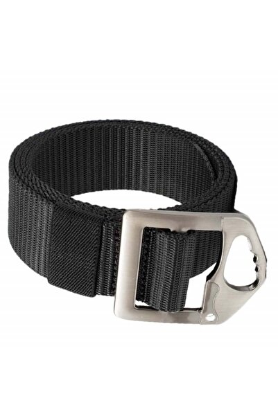 PUFO Stance casual belt for men 3.8 x 115 cm, black