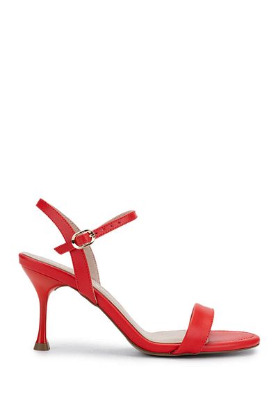 Tamer Tanca Women's Vegan Red Heeled Shoes